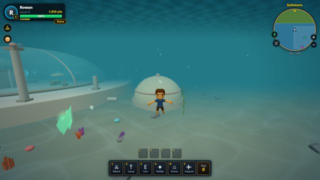 Coralhaven, the town under the sea. Dive in and say hi to the Tidefolk.